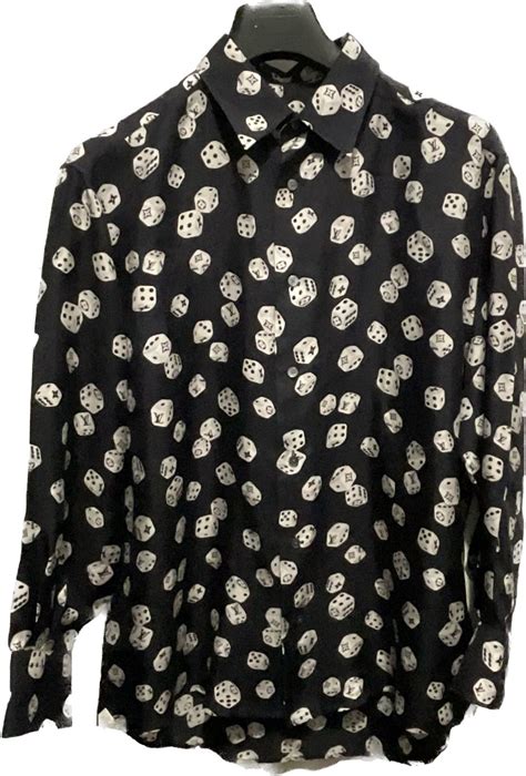 Louis Vuitton Silk Monogram Dice Print Shirt 